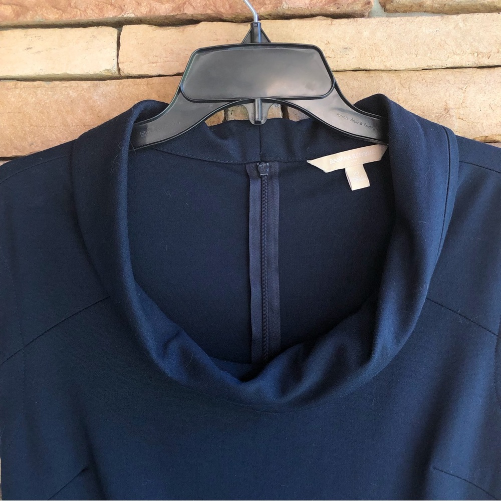 Banana Republic dark navy blue sleeveless dress 10 - Picture 12 of 13